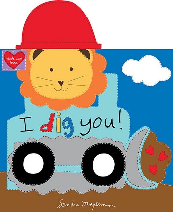 Studio E - Huggable & Loveable - 36' I Dig You Book Panel, Multi