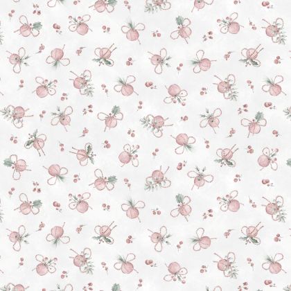 Studio E - Just a Dusting - Berry Decoration, Pearl