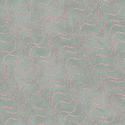 Studio E - Just a Dusting - Candy Cane Twine, Moss