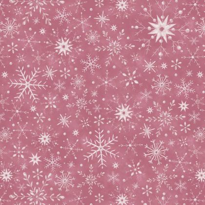 Studio E - Just a Dusting - Snow Crystals, Rouge