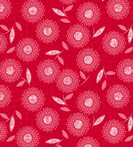Studio E - Modern Mixers 2 - Spiked Blooms, Red