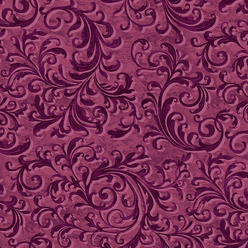 Studio E - Vineyard - Filigree, Raspberry