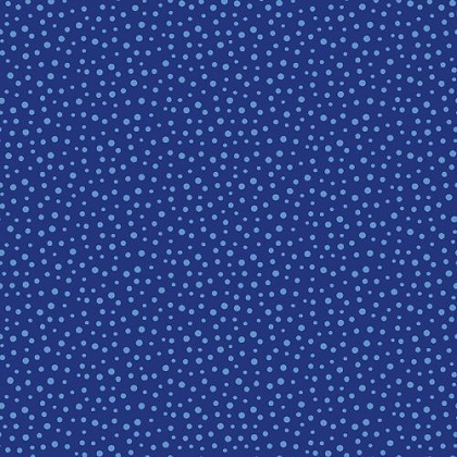 Susybee - Basics - Irregular Dots, Blue on Navy