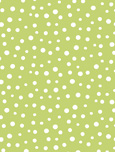 Susybee - Basics - Irregular Dots, White on Medium Green