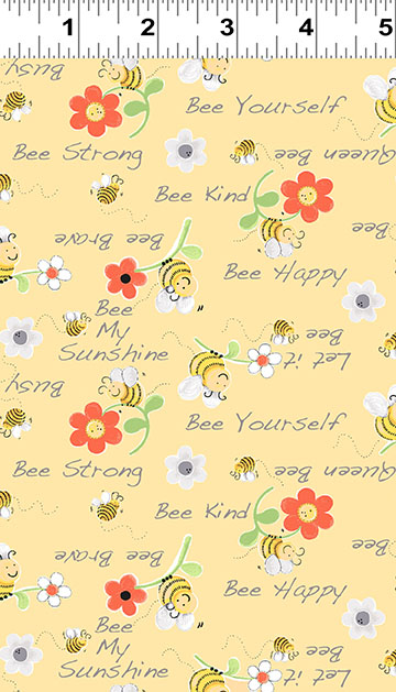 Susybee - Sweet Bees - Bee Kind, Yellow