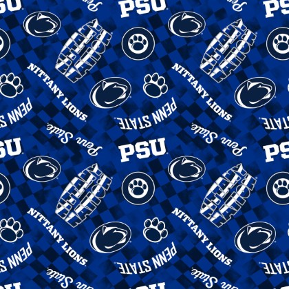 Sykel - College Prints - Canvas Duck Cloth - Penn State, Blue