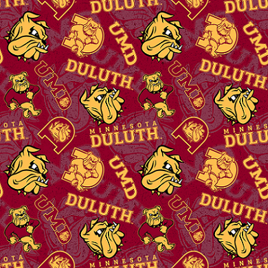 Sykel - College Prints - Minnesota Duluth, Red