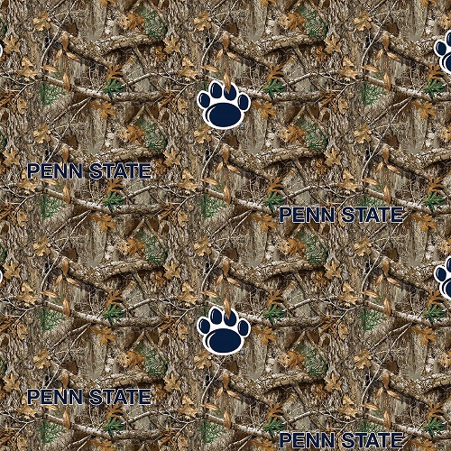 Sykel - College Prints - Penn State - Digital, Camo with Paw Print