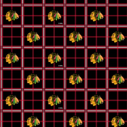 Sykel - NHL Flannel - Chicago Blackhawks Flannel, Black