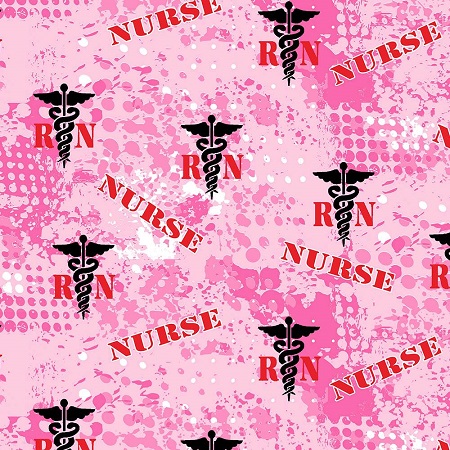 Sykel - Nurse Prints - Abstarct Geo, Pink
