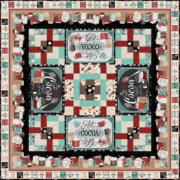 Table Topper Kit - Cocoa Sweet by Wilmington Prints