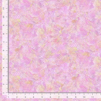 Timeless Treasures -  Dragonfly Mist - Bubble Texture, Pink