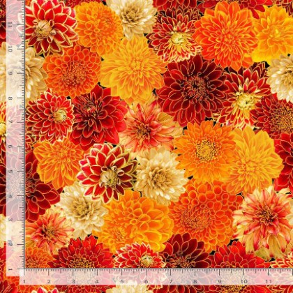 Timeless Treasures - Give Thanks - Chrysanthemum Mix, Mums