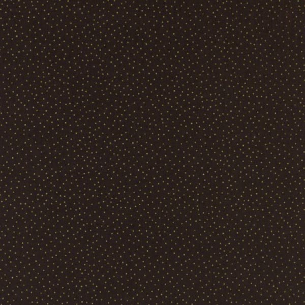 Timeless Treasures - Holiday - Metallic Dots, Brown