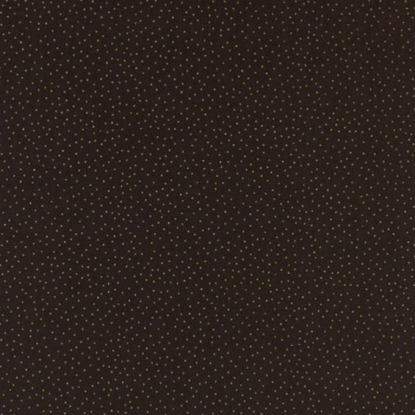 Timeless Treasures - Holiday - Metallic Dots, Brown