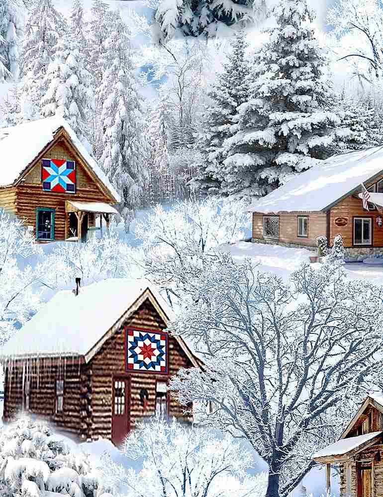 Timeless Treasures - Holiday Retreat - Cabins In The Snow, Snow