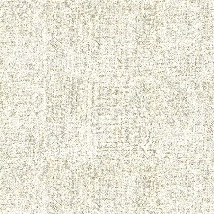 Timeless Treasures - Love Letter - Handwriting Text on Woven Texture, Cream