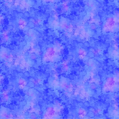 Timeless Treasures - Solid-ish Watercolor Texture, Majorelle