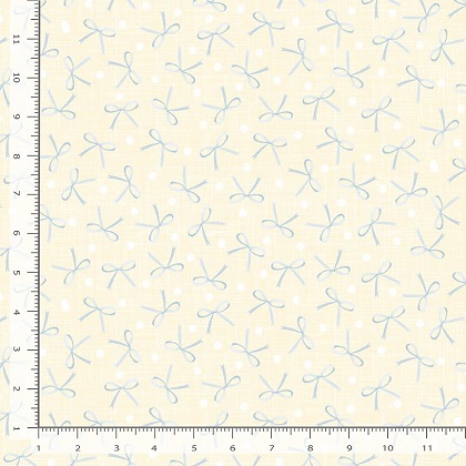 Timeless Treasures - Til The Cows Come Home - Bows, Vanilla