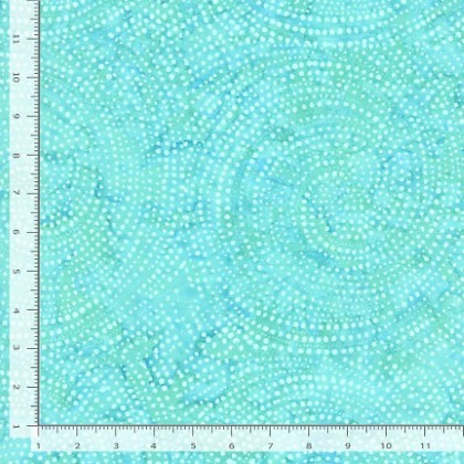 Timeless Treasures - XTonga 106' Batik - Dotty Spiral, Surfside