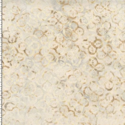 Timeless Treasures - XTonga 106' Batik - Quatrefoil, Sand