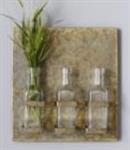 Tin Wall Plaque - Holds 3 glass jars
