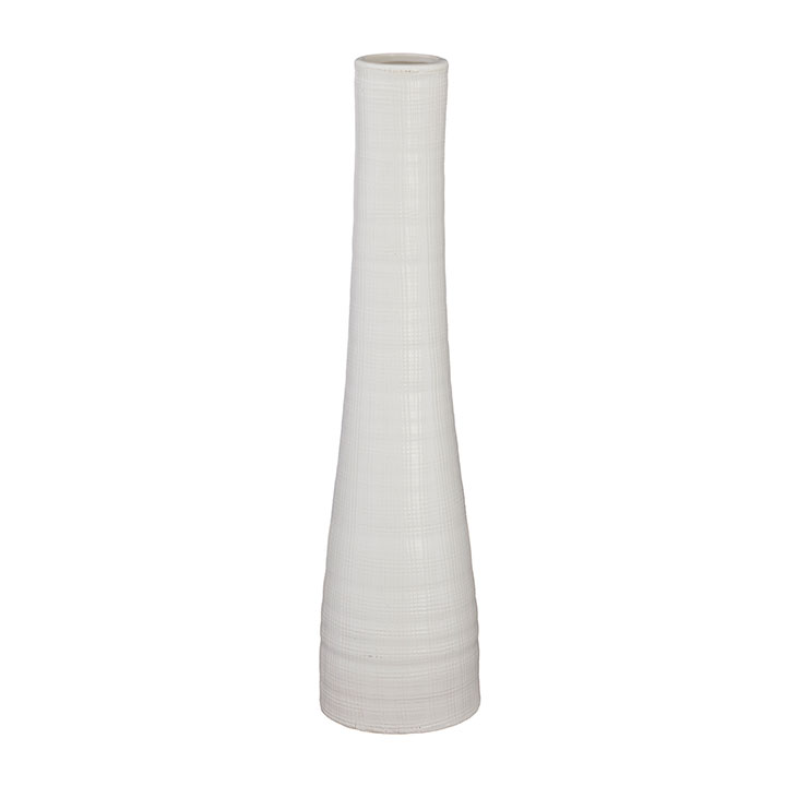 Vase - Tall White Vase, 19'