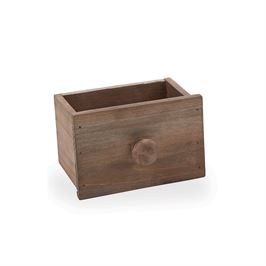 Vintage Drawer Planter Box, Brown