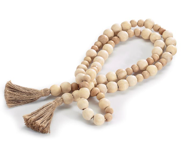 WOODEN BEAD GARLAND