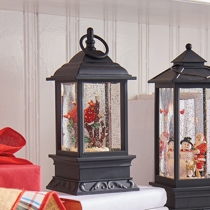 Water Lantern - Cardinal Water Globe Lantern