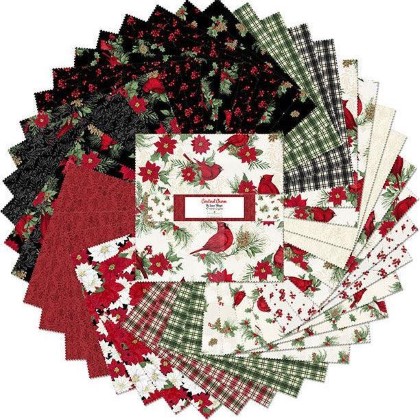 Wilmington Prints - 10 Karat Crystals - Cardinal Charm