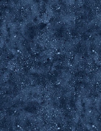 Wilmington Prints - 108' Essentials Spatter Texture - Dark Blue