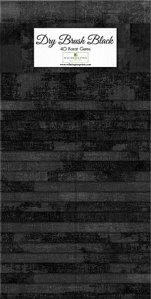 Wilmington Prints - 40 Karat Gems - Dry Brush, Black