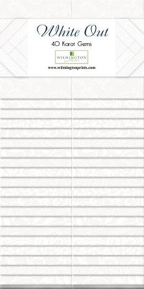 Wilmington Prints - 40 Karat Gems - White Out