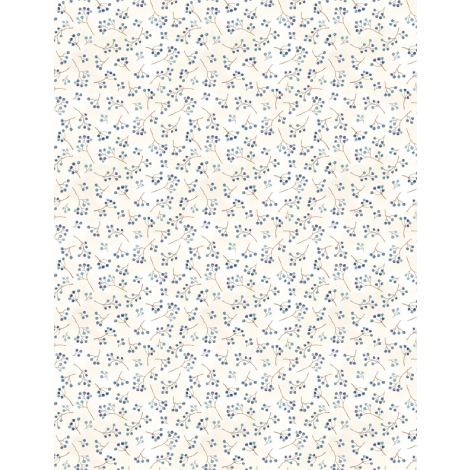 Wilmington Prints - Autumn Day - Berries Toss, Ivory