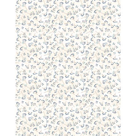 Wilmington Prints - Autumn Day - Berries Toss, Ivory