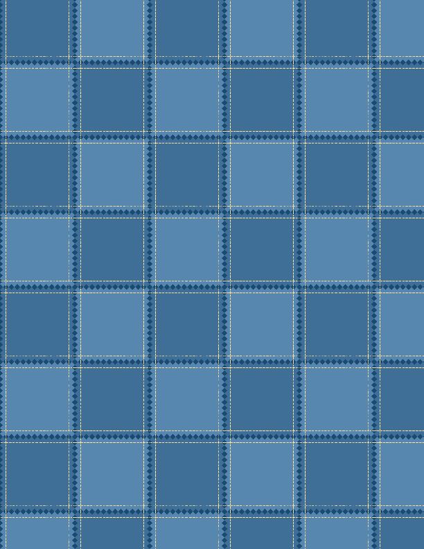 Wilmington Prints - Common Threads - Plaid, Blue
