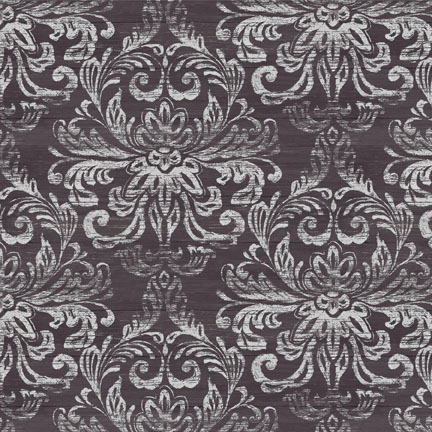 Wilmington Prints - Country Touch - Elegant Scroll, Black