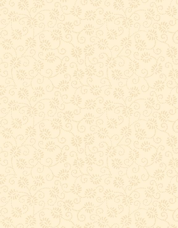 Wilmington Prints - Essentials Caramel Macchiato - Dancing Buds, Caramel