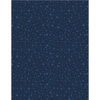 Wilmington Prints - Essentials In The Navy - Dotty Dots, Navy on Navy