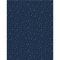 Wilmington Prints - Essentials In The Navy - Dotty Dots, Navy on Navy