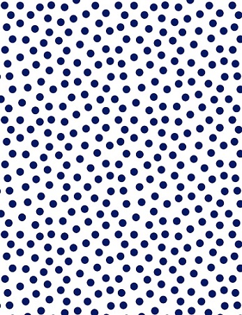 Wilmington Prints - Essentials On the Dot, White/Navy