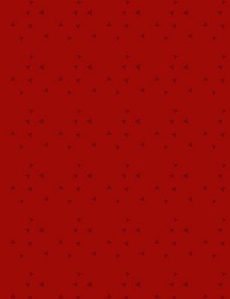 Wilmington Prints - Essentials Red Carpet - Tossed Triangles, Red on Red