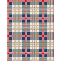 Wilmington Prints - Fall Frolic - Plaid, Blue