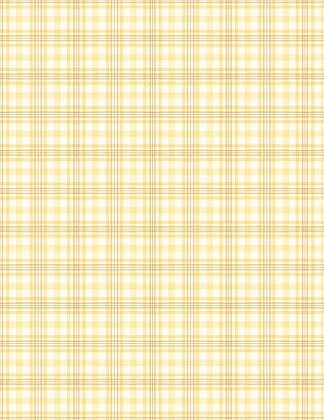 Wilmington Prints - Fields of Gold - Plaid, White/Yellow