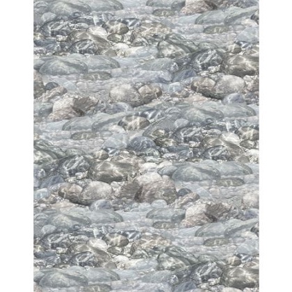 Wilmington Prints - First Catch - Packed Rocks, Gray