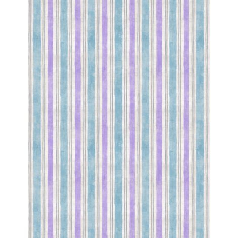 Wilmington Prints - Flower Market - Stripe, Blue