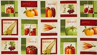 Wilmington Prints - Fresh & Tasty - 24' Block Panel, Multi