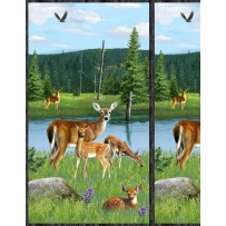 Wilmington Prints - Oh Deer! - 24' Deer Panel, Multi