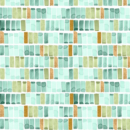 Wilmington Prints - Peony Blossoms - Swatches, White/Teal